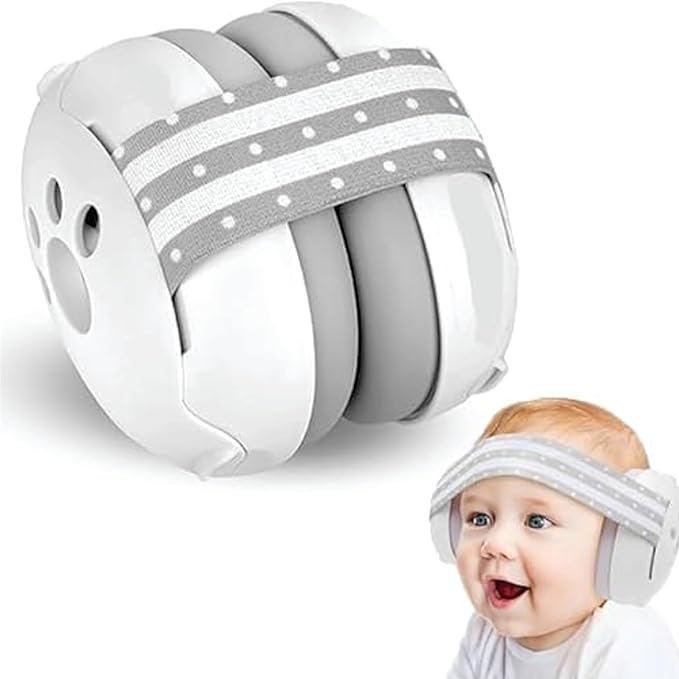 Releone Baby Ear Defender, Earmuffs, and Headband Toddlers