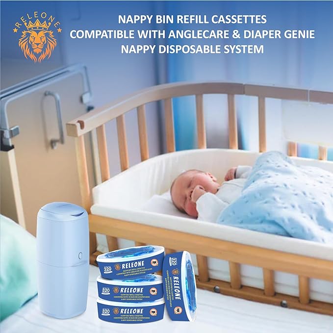 4 Nappy Bin Refill Cassettes